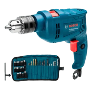 Taladro Percutor Bosch GSB 550 RE 550W 220V con 34 Accesorios